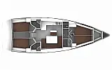 Bavaria Cruiser 46 - Layout image
