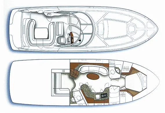 Sea Ray 455 - Immagine di layout