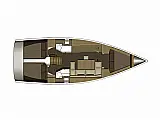 DUFOUR 382 BT - Layout image