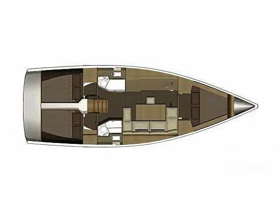 DUFOUR 382 BT - Immagine di layout