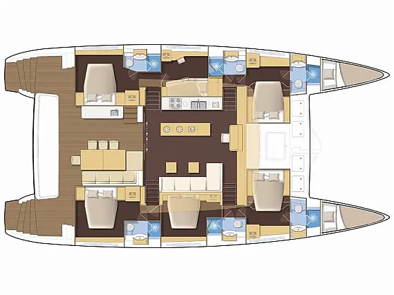 Lagoon 620 Essense - Immagine di layout