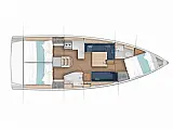 Sun Odyssey 380 - Layout image