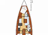 Oceanis 41.1 - Layout image