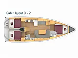 Bavaria C42 - Layout image