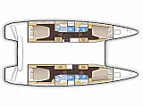 Lagoon 42 Owner's Version  - [Layout image]