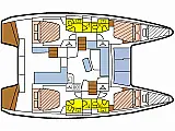 Lagoon 42 - Layout image