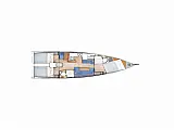 Sun Odyssey 410 - Layout image