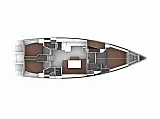 Bavaria 51 Cruiser - Layout image