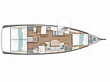 Sun Odyssey 440 - Layout image