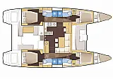 Lagoon 450 - Layout image