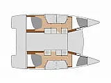 Fountaine Pajot Lucia 40 - Layout image