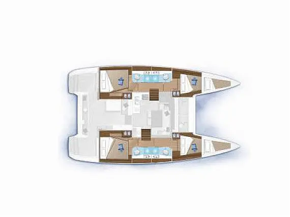 Lagoon 40 - Layout image