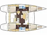 Lagoon 380 - Layout image