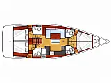 Oceanis 48 - Layout image