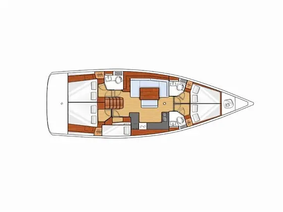 Oceanis 48 - Immagine di layout