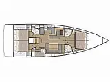 Oceanis 51.1 - Layout image