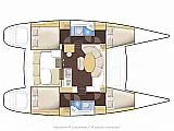 Lagoon 380 - Layout image