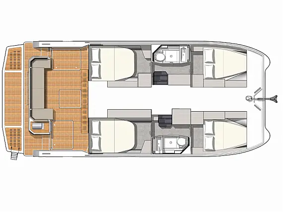Fountaine Pajot MY4.S - Immagine di layout