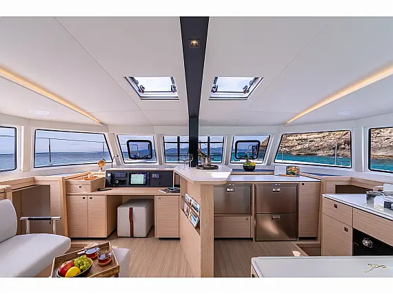 Nautitech 44 Open - Vue de l’intérieur