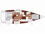 Bavaria Vision 42 Owner Version - Layout image