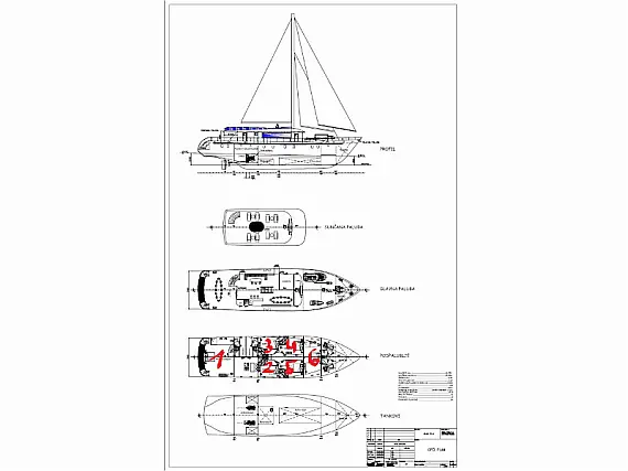 Luxury Sailing Yacht Rara Avis - Immagine di layout