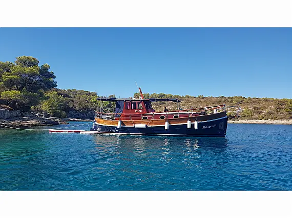 Classsic dalmatian boat