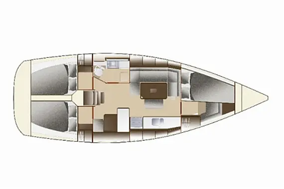 Dufour 375 GL - Immagine di layout