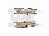 Lagoon 46 OW - Layout image