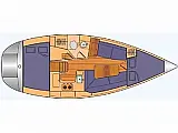 Hunter 320 - Layout image