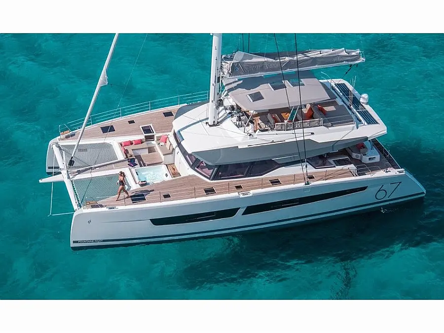 Alegria 67 luxury catamaran