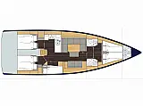 Bavaria C45 - Layout image