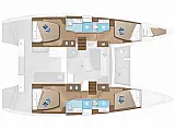 Lagoon 42 - Layout image
