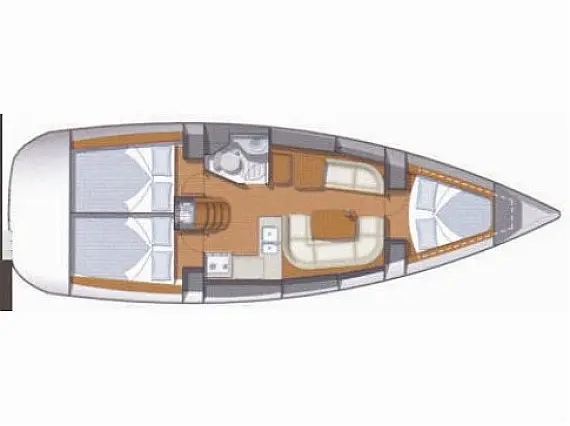 Sun Odyssey 36i - Immagine di layout