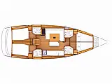 Sun Odyssey 469  - Layout image