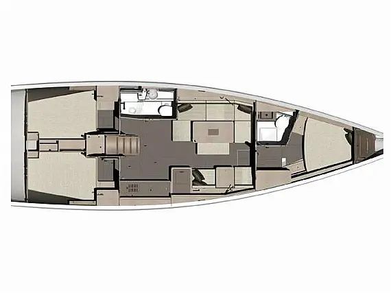 Dufour 412 GL - Layout image
