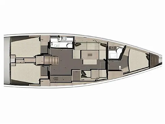 Dufour 412 GL - Layout image