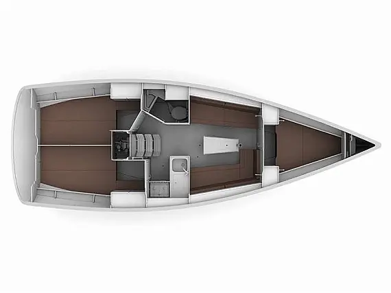 Bavaria Cruiser 34 - Immagine di layout