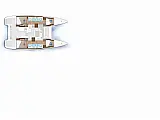 Lagoon 40 - Layout image