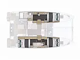 Lagoon 38 - 3cab - Layout image