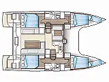Nautitech 40 Open - Layout image