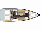 Bavaria C45 (5 cbs) - Layout image