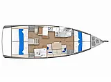 Sunsail 44 SO - Layout image