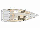 Hanse 418 - Layout image
