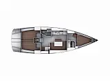Bavaria Cruiser 40 - Layout image