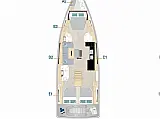 Hanse 510 - Layout image