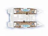 Lagoon 46 - Layout image