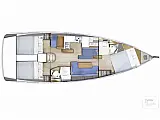 Sun Odyssey 410 - Layout image