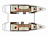 Lagoon 40 - Layout image