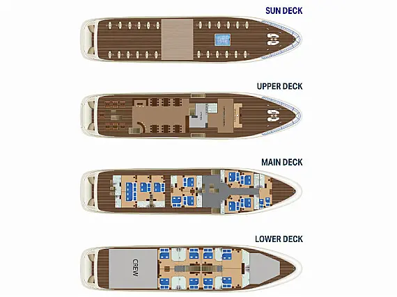 Luxury Motor Yacht  - Immagine di layout