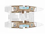 Lagoon 42 Millenium - Layout image